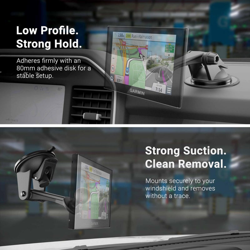 ARKON Mounts Sticky Suction Windshield and Dash Car Mount with 3" Arm for Garmin nuvi GPS | Strong Suction Mount | Garmin nuvi Ready | 360Â° Adjustable Viewing | Adjustable 3" Arm | GN079WD - Image 3